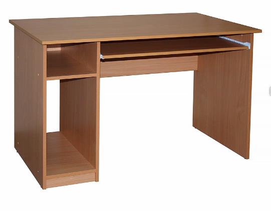 Стіл комп'ютерний з висувною полицею та місцем під системний блок 1200х700х750мм БРІК